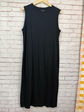 Universal Thread Black Sleeveless Maxi Dress